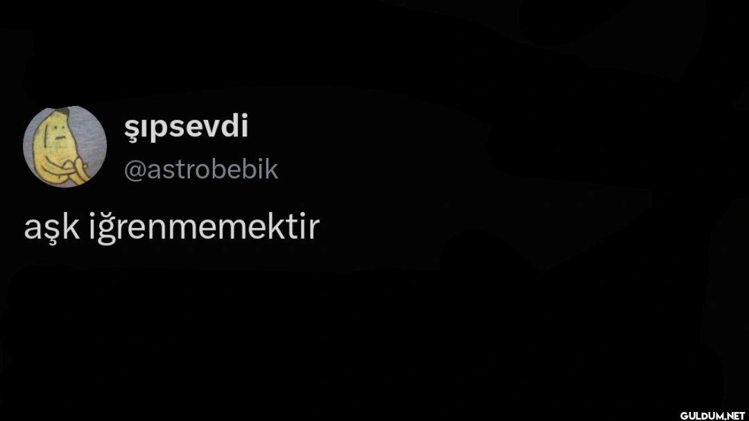 aşk iğrenmemektir
