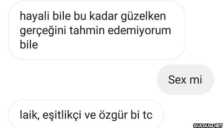 hayali bile bu kadar...