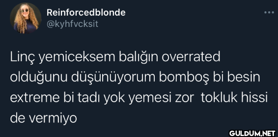 Linç yemiceksem balığın...