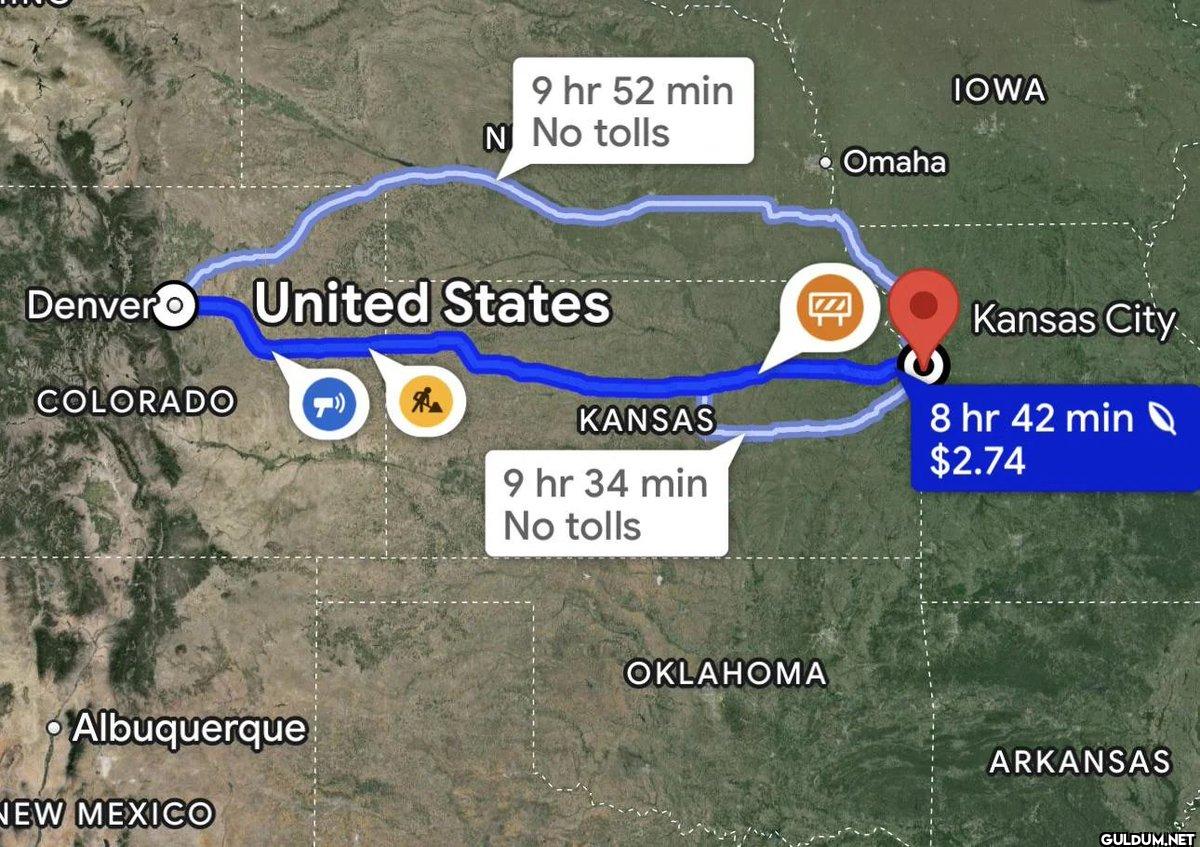 5. Most boring drive...