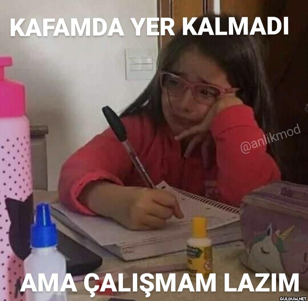 AMA ÇALIŞMAM LAZIM
