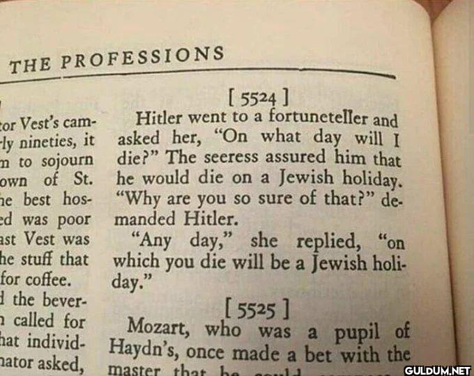 A joke about Hitler in a...