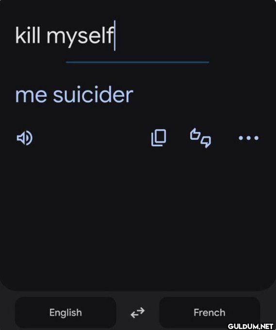 kill myself me suicider...
