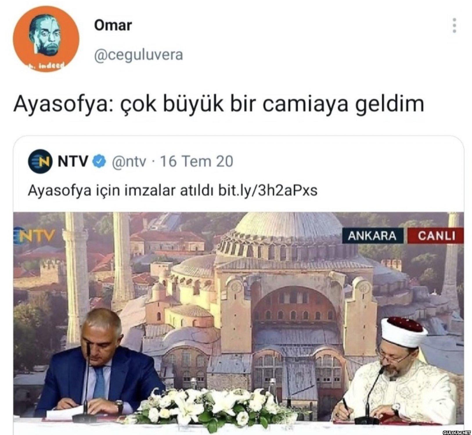 Ayasofya: çok büyük bir...