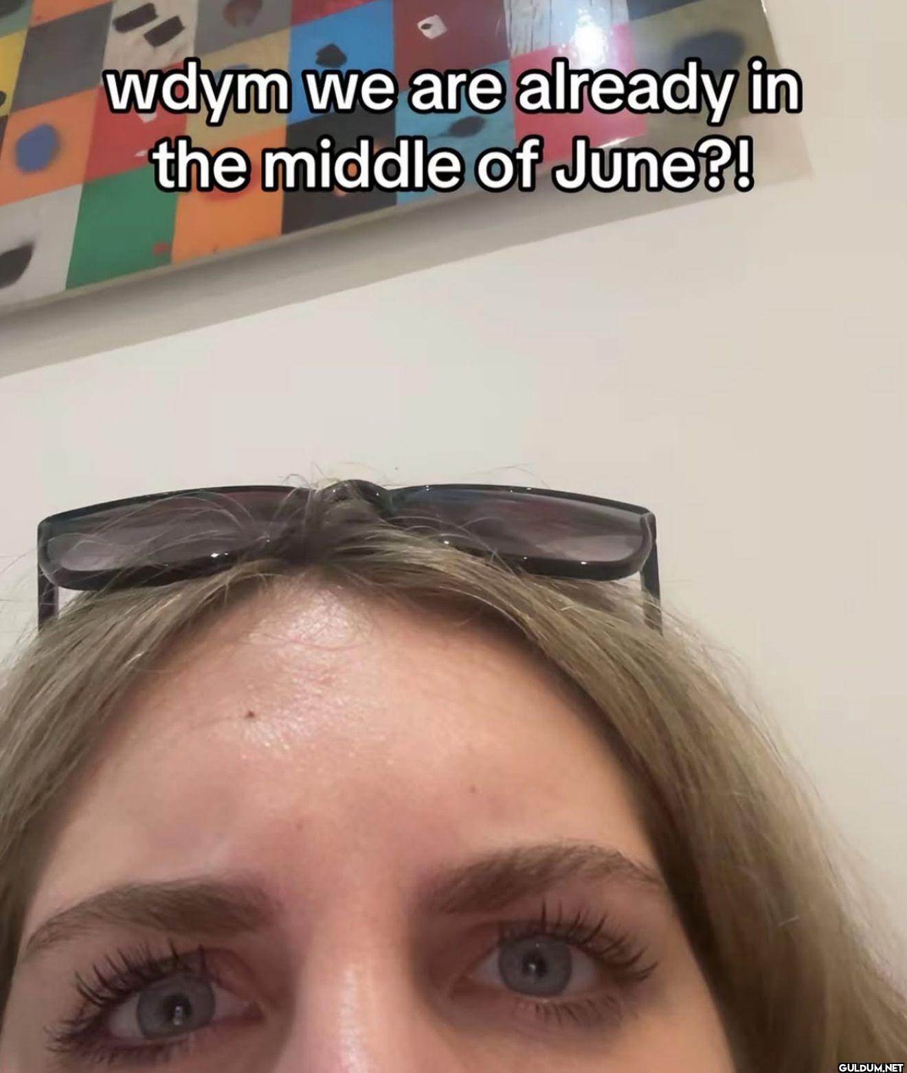 wdym we are already in the...