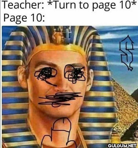 Teacher: *Turn to page 10* Page 10: