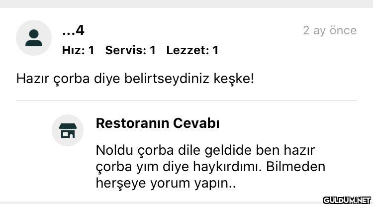 ben hazır çorba yım   ...