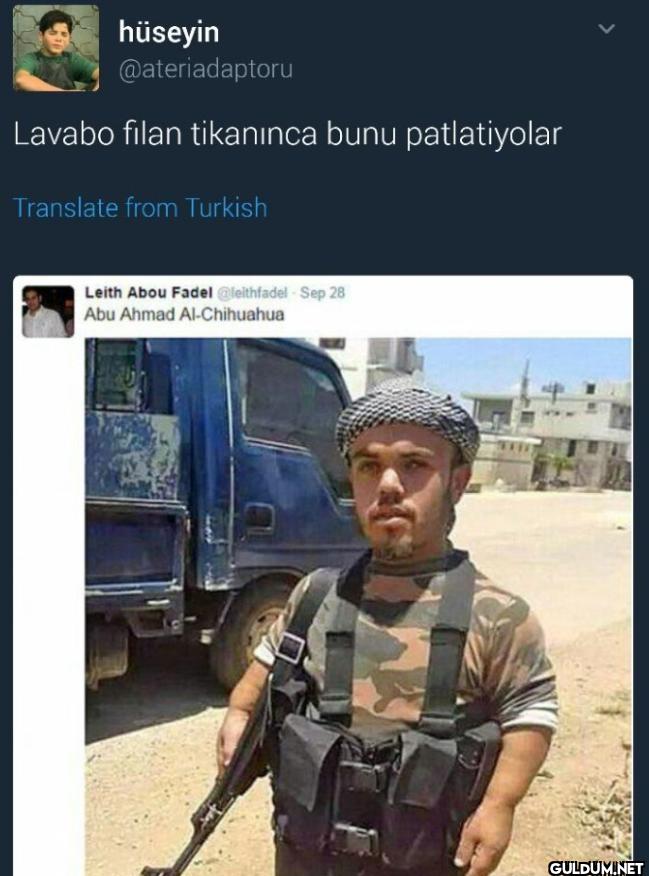 Lavabo filan tikanınca...