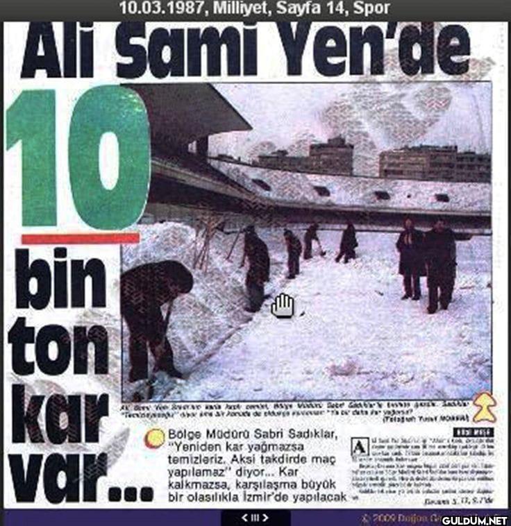 Milliyet gazetesi manşeti....