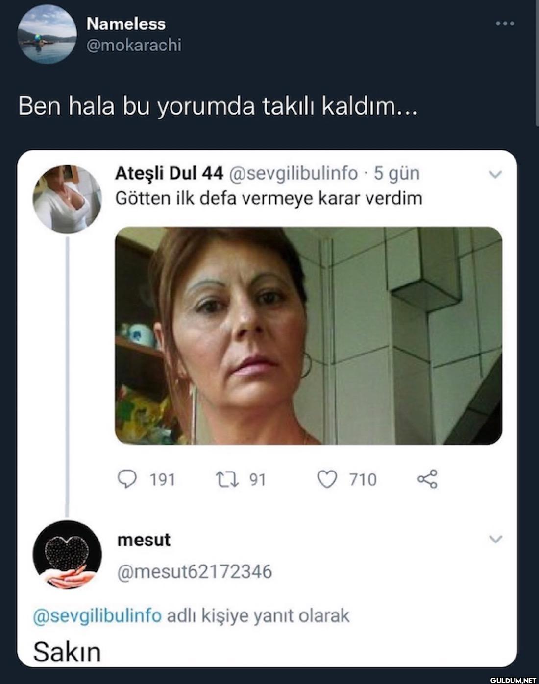 Ben hala bu yorumda takılı...