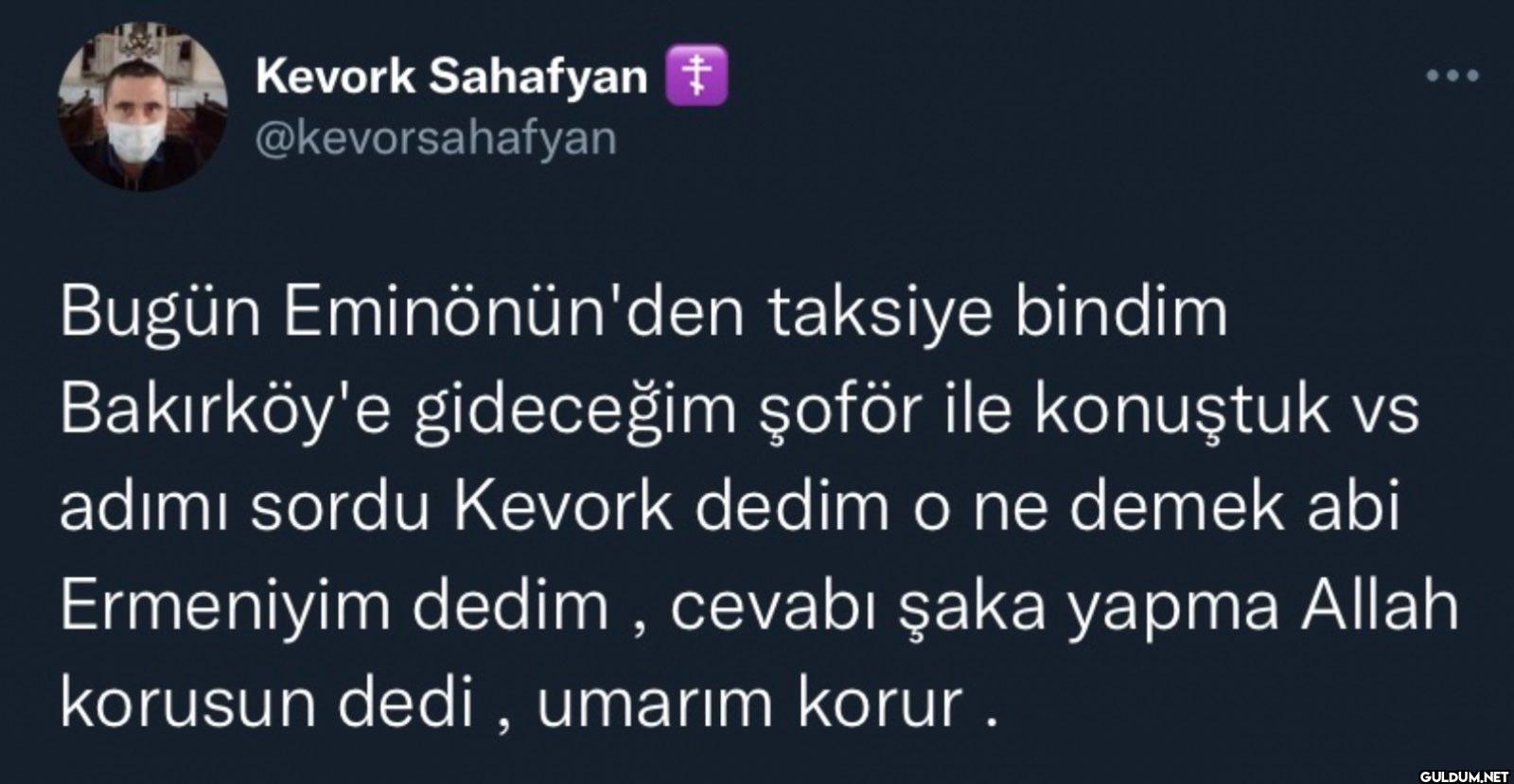 Bugün Eminönün'den taksiye...
