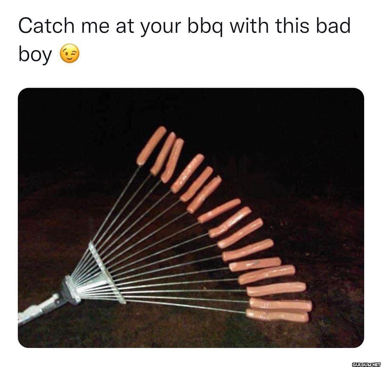 Catch me at your bbq with...