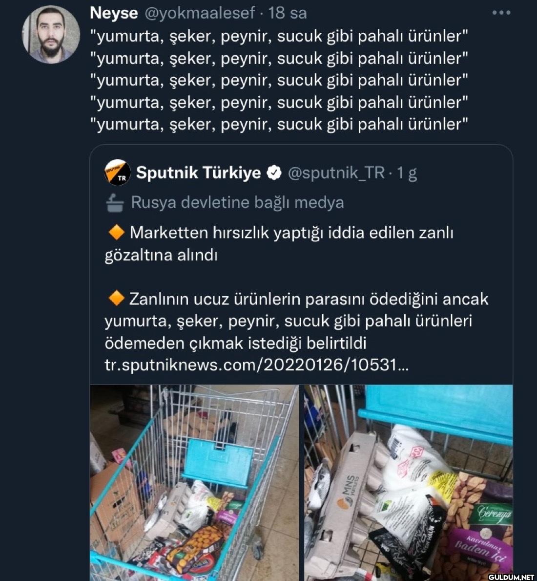 18 sa "yumurta, şeker,...
