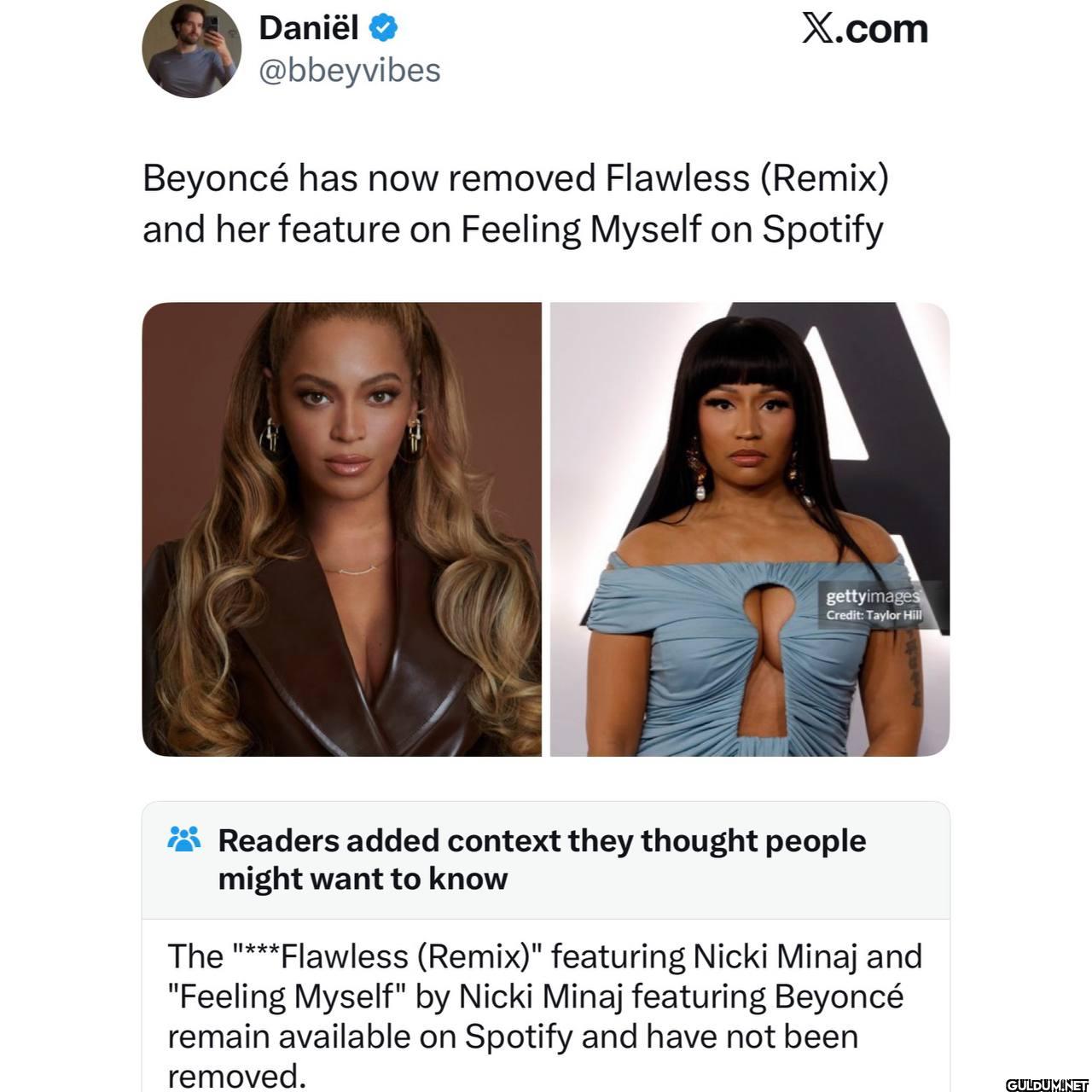 X.com Beyoncé has now...