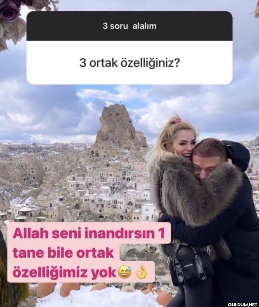 3 soru alalım 3 ortak...