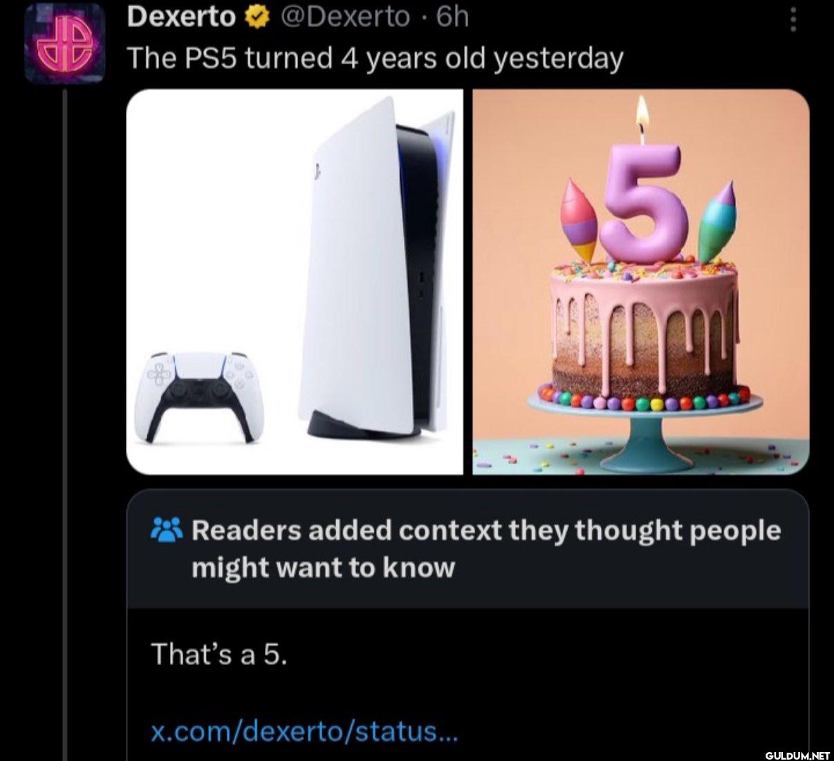 6h The PS5 turned 4 years...