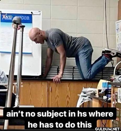 ain't no subject in hs...
