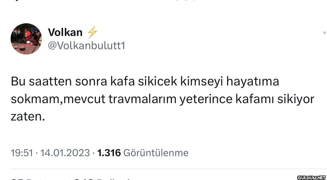 Bu saatten sonra kafa...