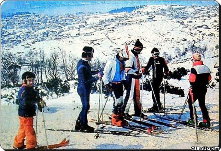 Çamlıca tepesinde kayak...