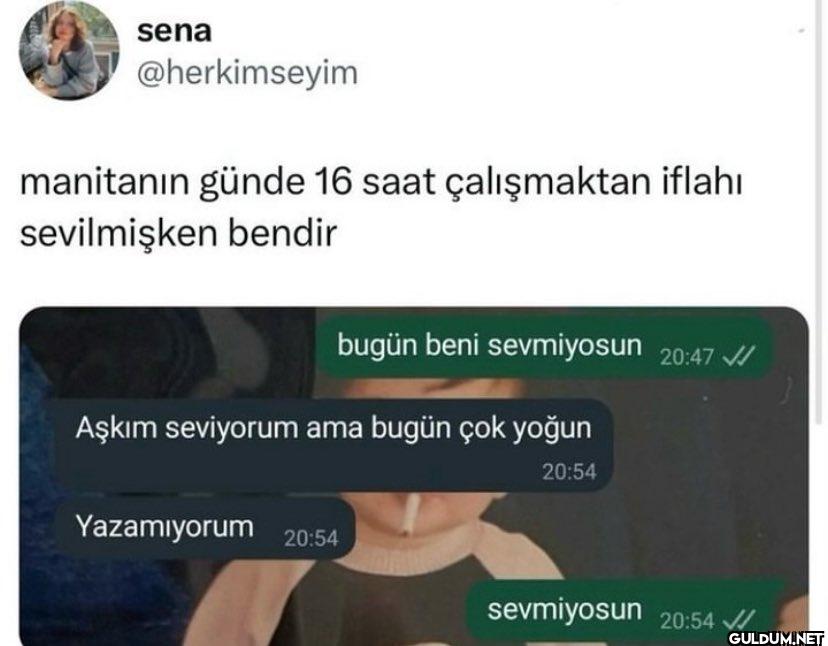 manitanın günde 16 saat...