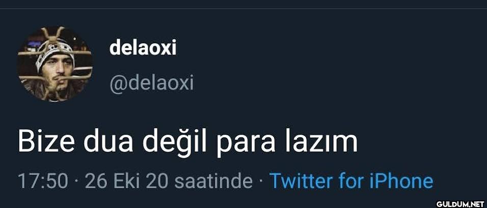 Bize dua değil para lazım...