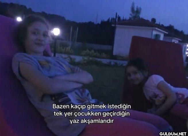 Bazen kaçıp gitmek...