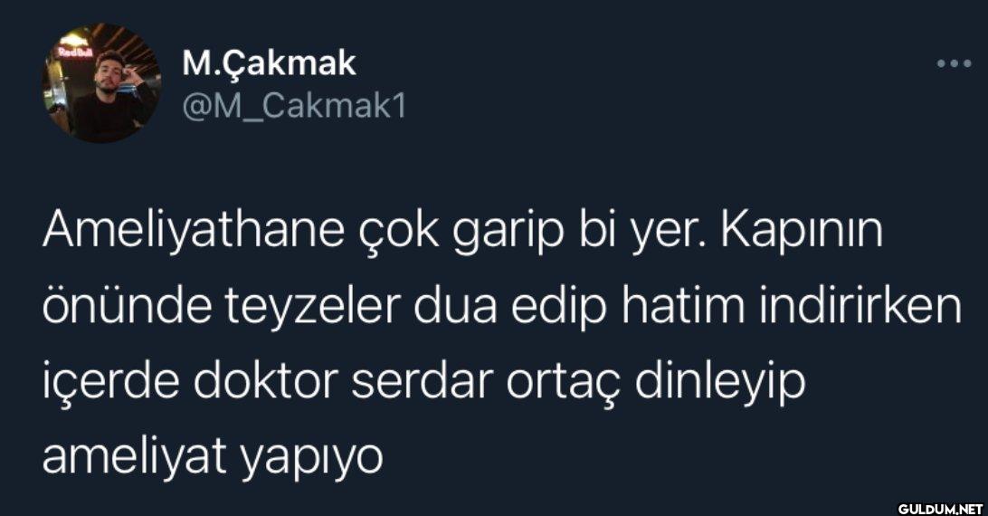 Ameliyathane çok garip bi...