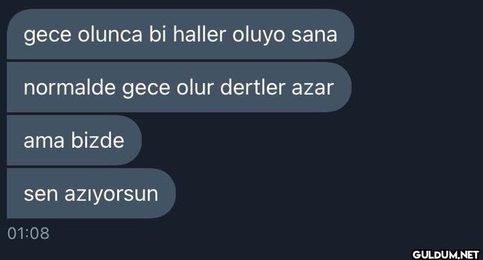 gece olunca bi haller...