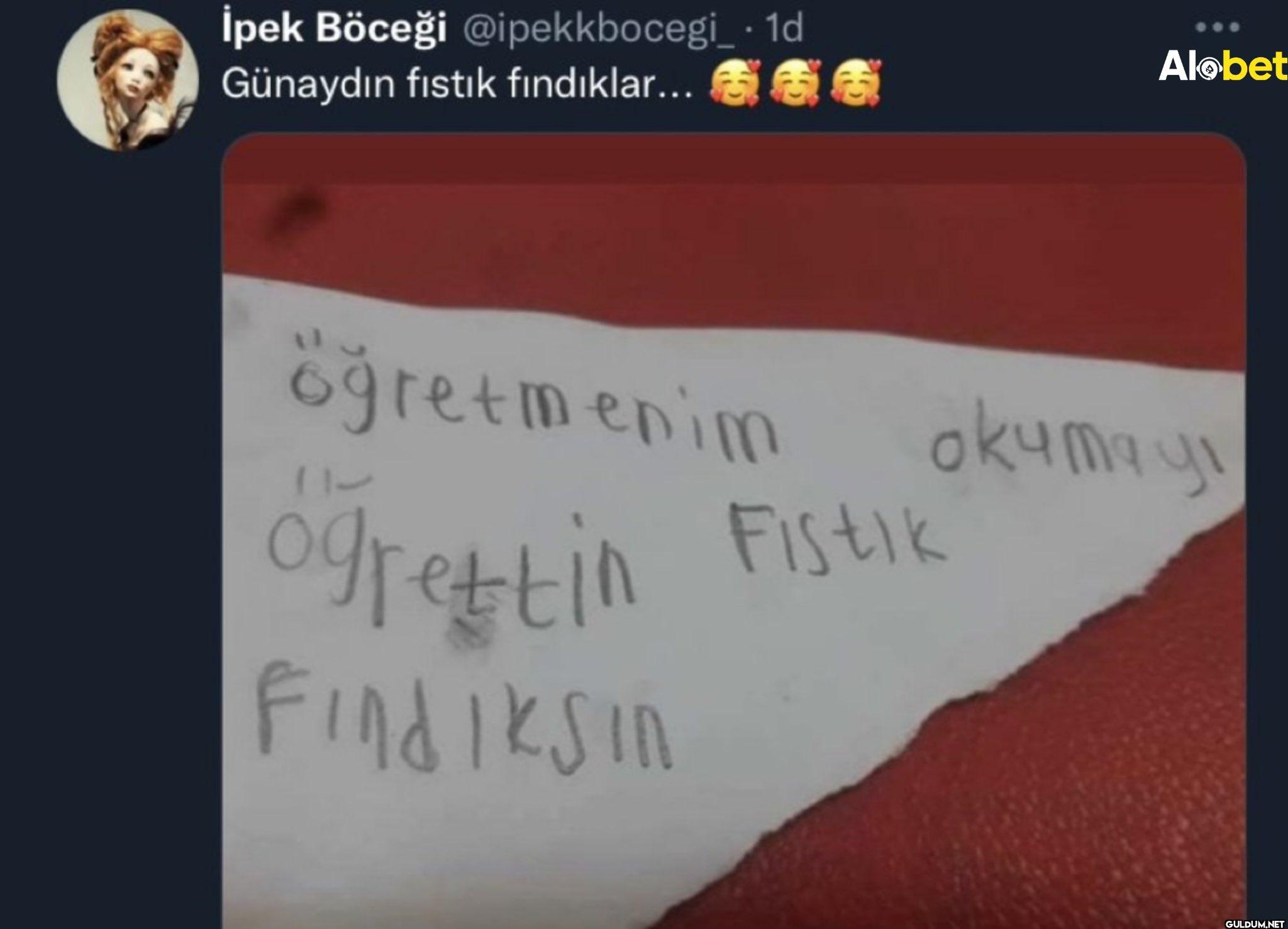 . 1d Günaydın fıstık...