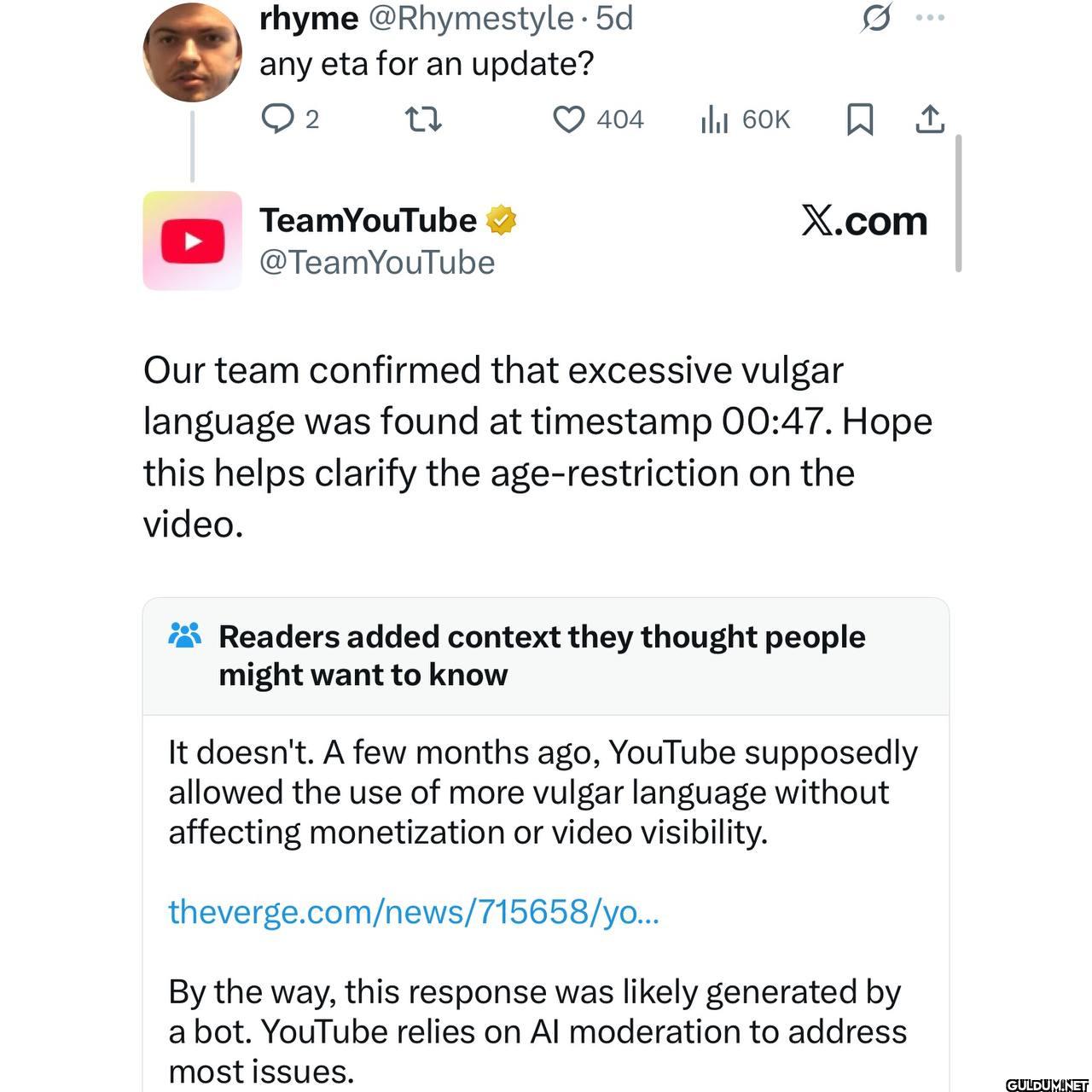 5d any eta for an update?...