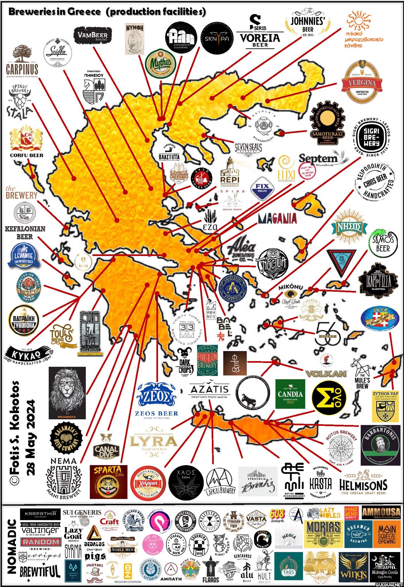 Map of Greek Beers 🍺🇬🇷   ...