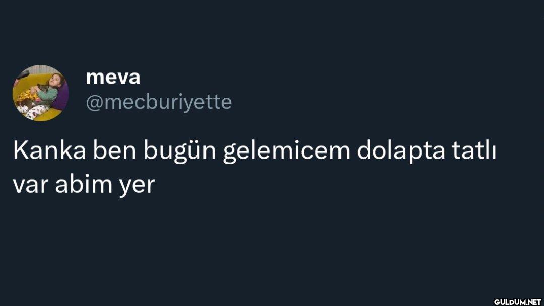 Kanka ben bugün gelemicem...