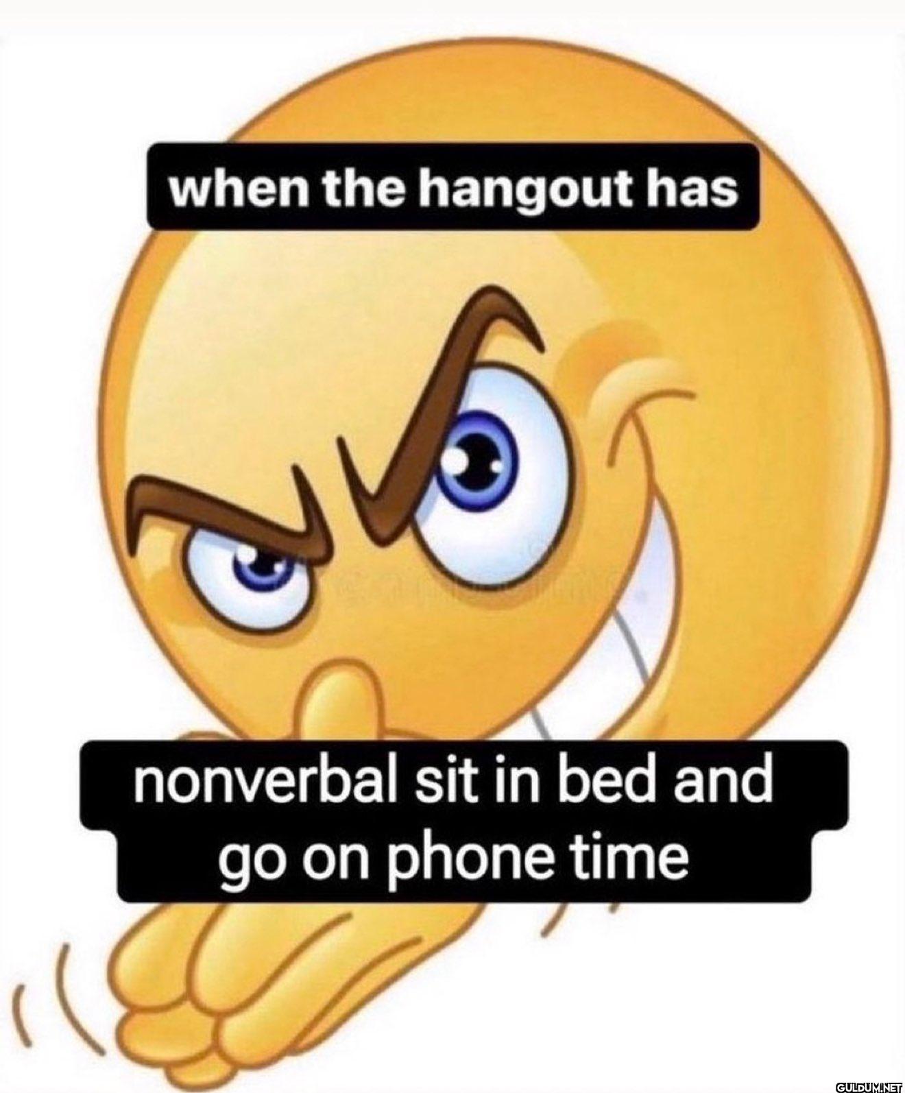 when the hangout has...