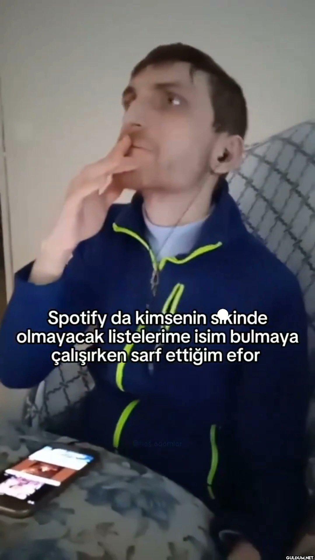 Spotify da kimsenin...