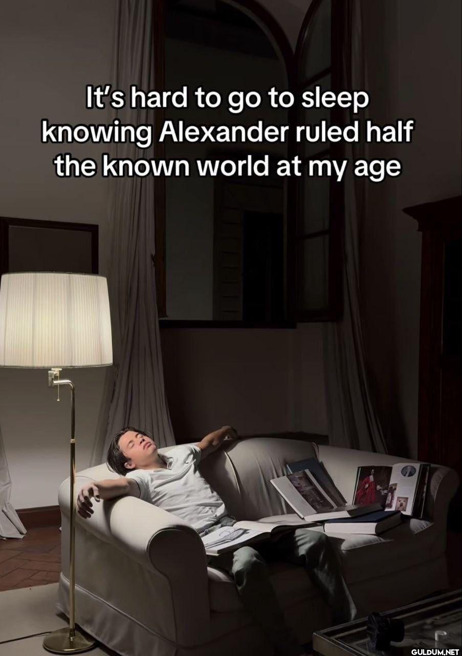 It's hard to go to sleep...
