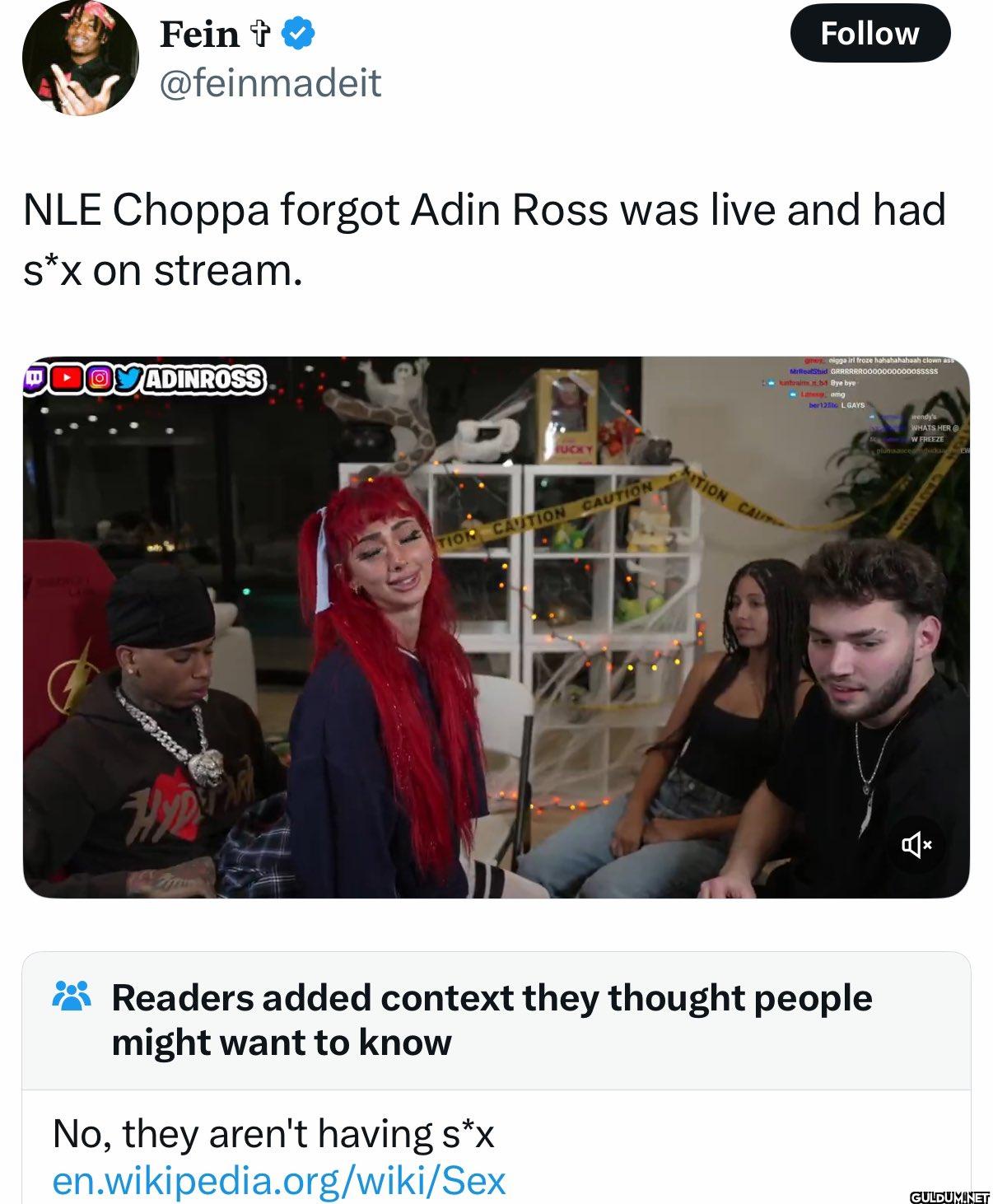 Follow NLE Choppa forgot...