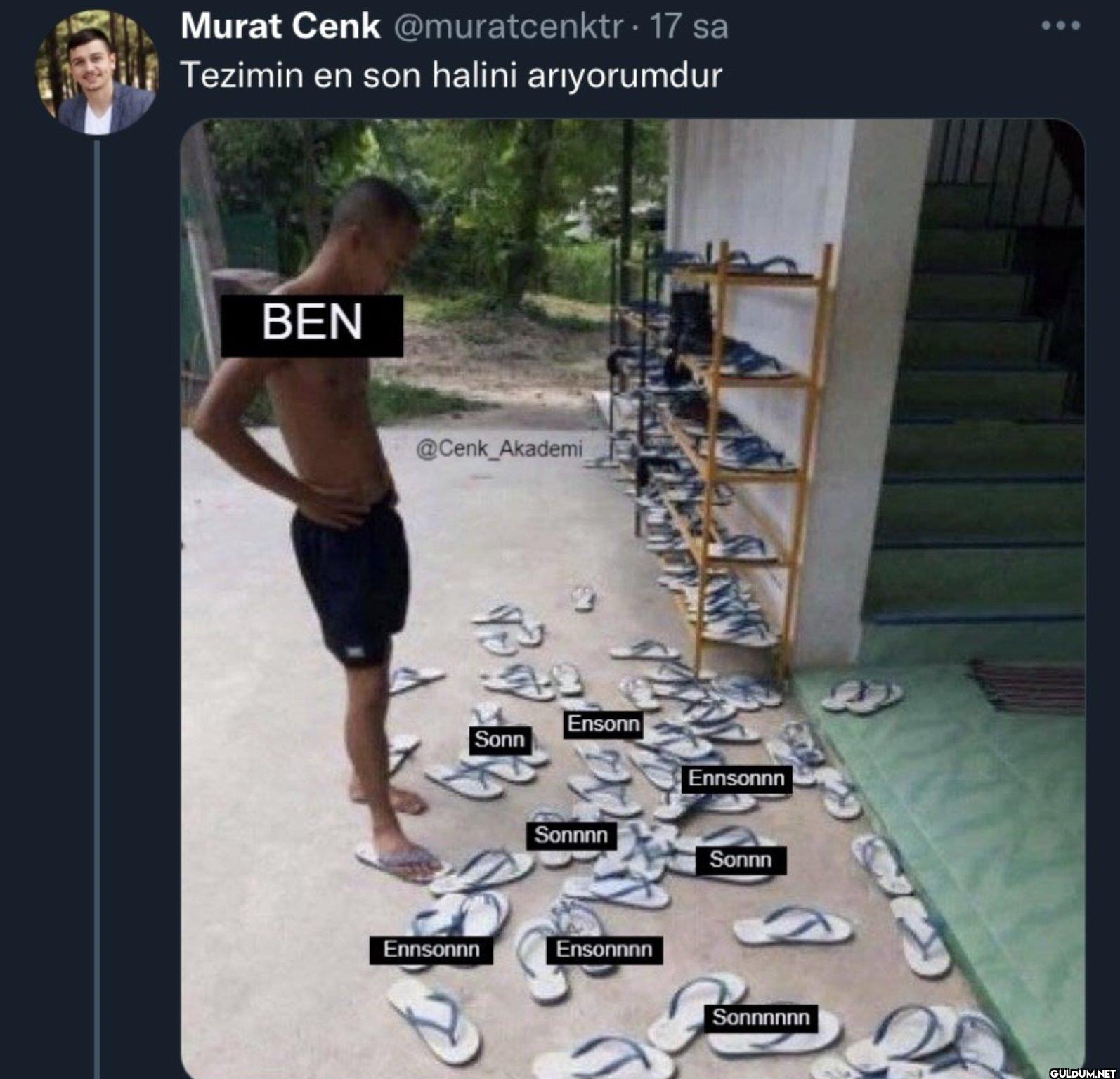 17 sa Tezimin en son...