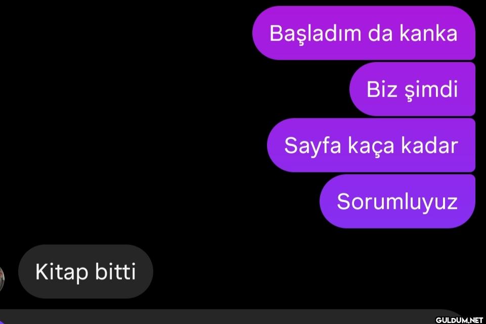 Kitap bitti Başladım da...