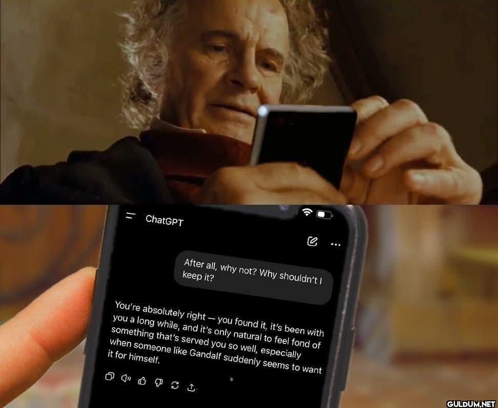 If Bilbo asked ChatGPT   ...