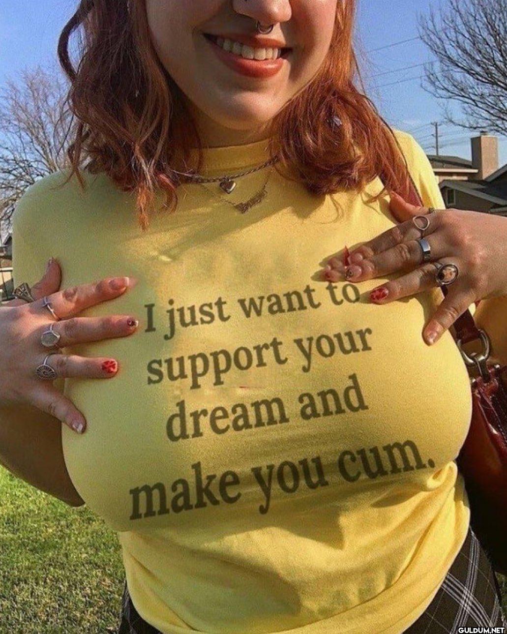 I just want to support...