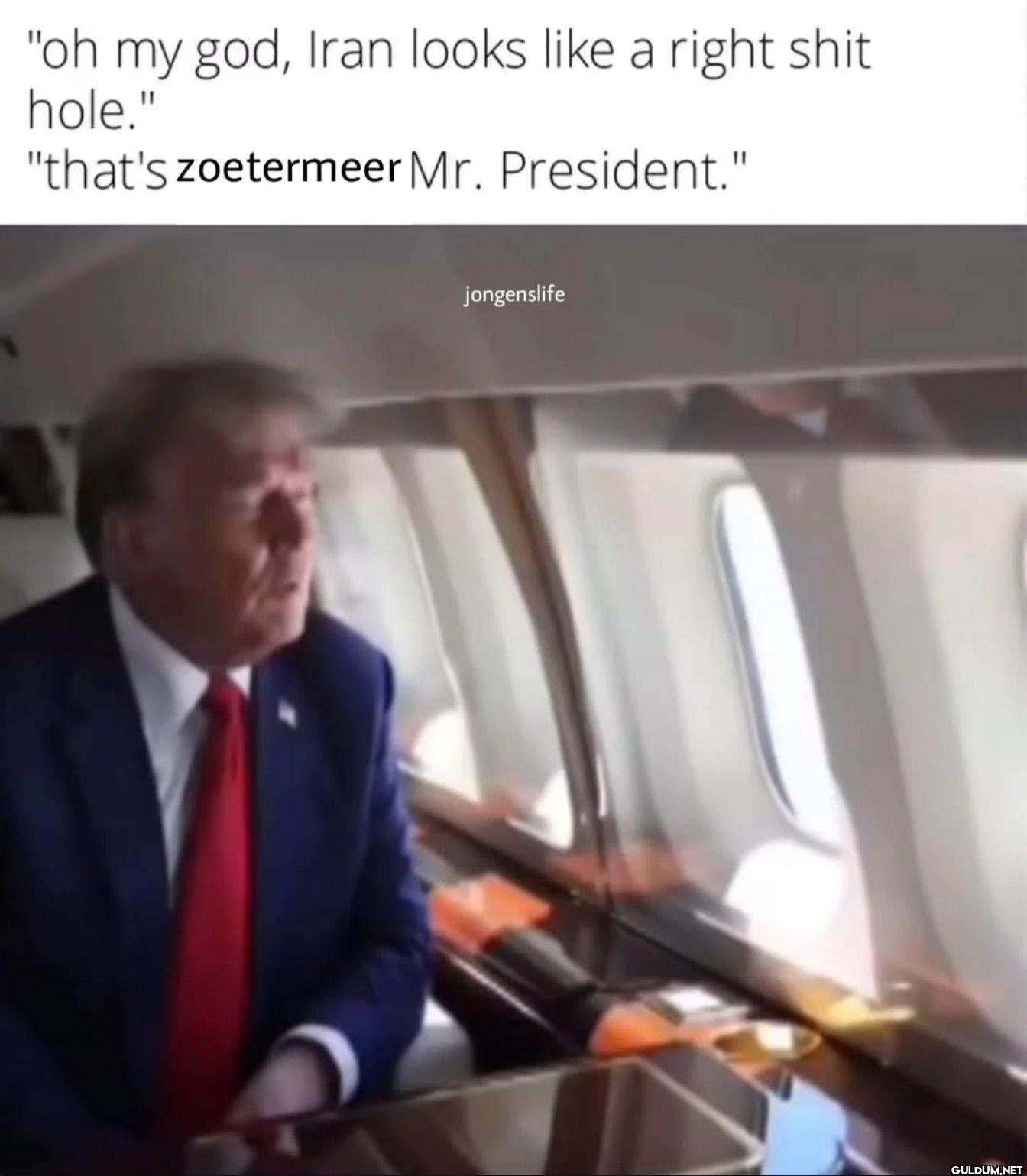 "oh my god, Iran looks...