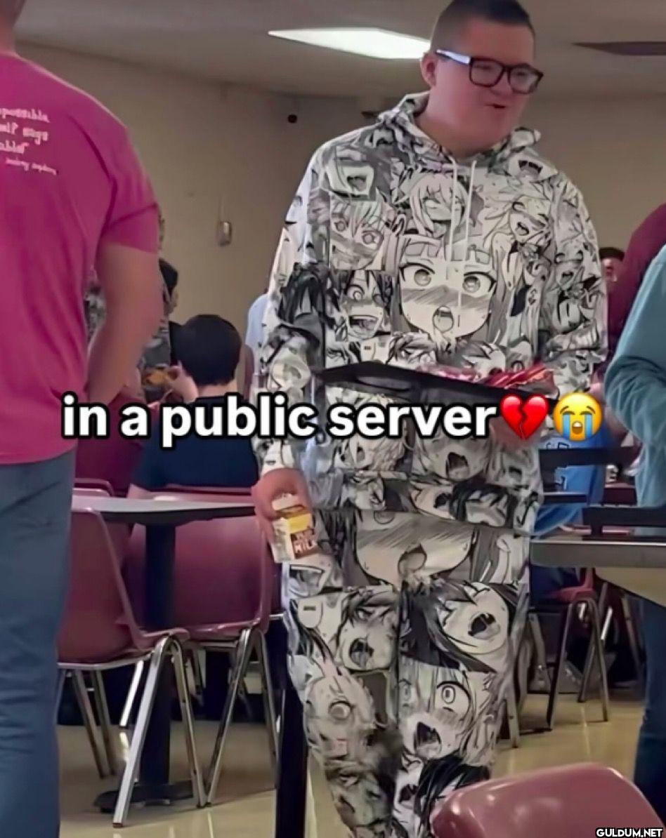 in a public server
