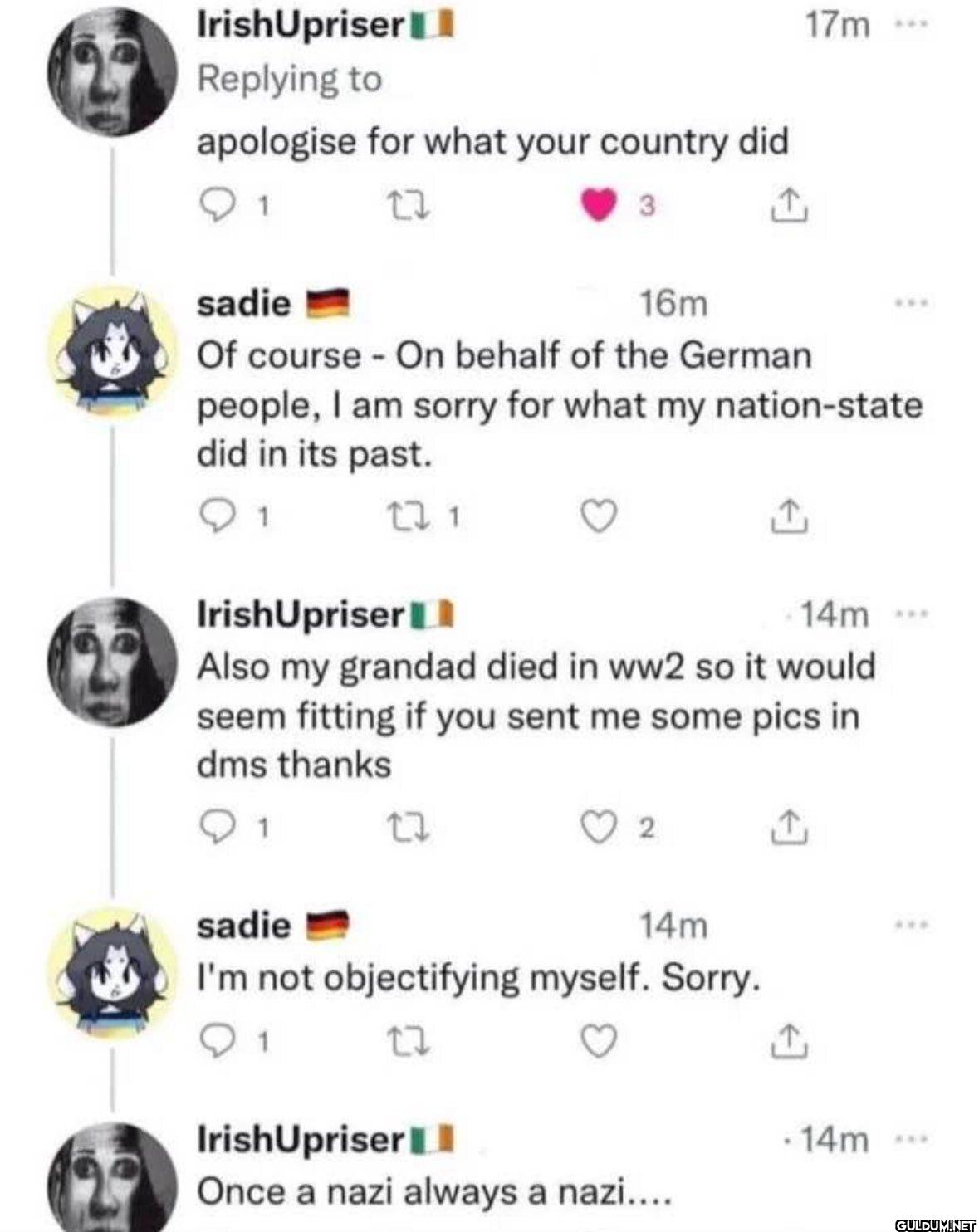 IrishUpriser Replying to...