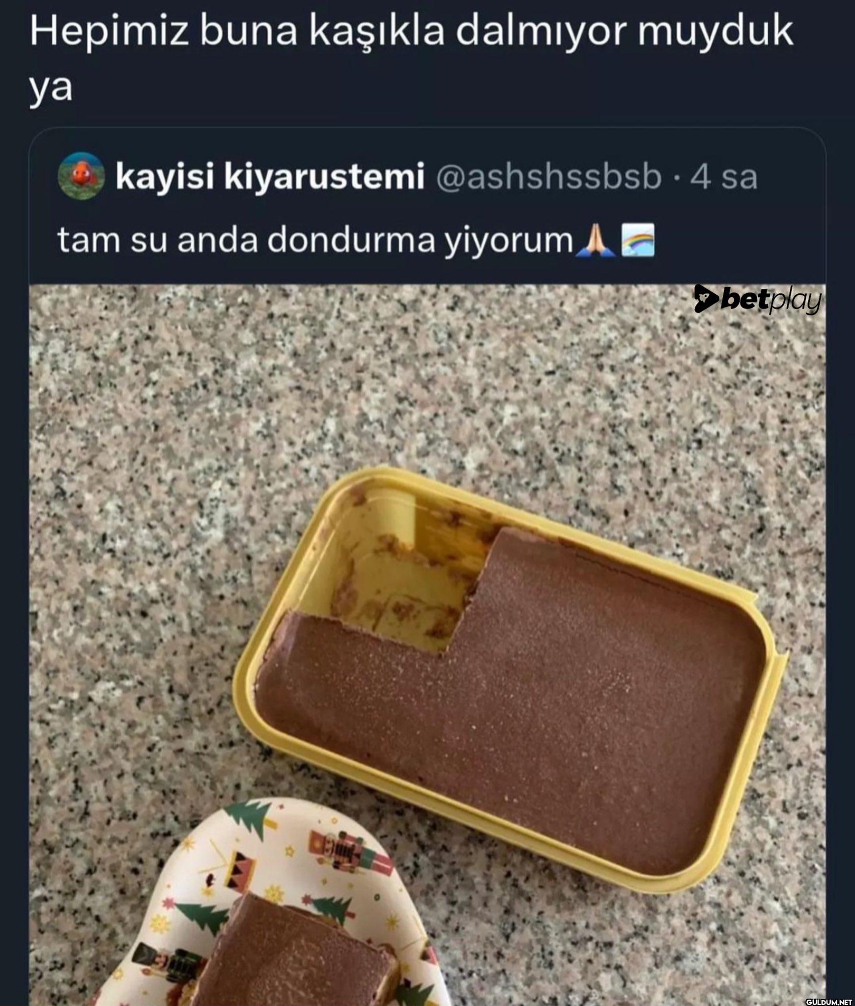 Hepimiz buna kaşıkla...