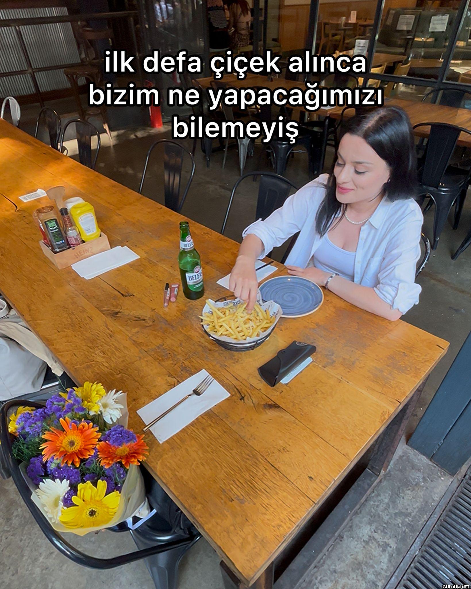 HEINZ ilk defa çiçek...