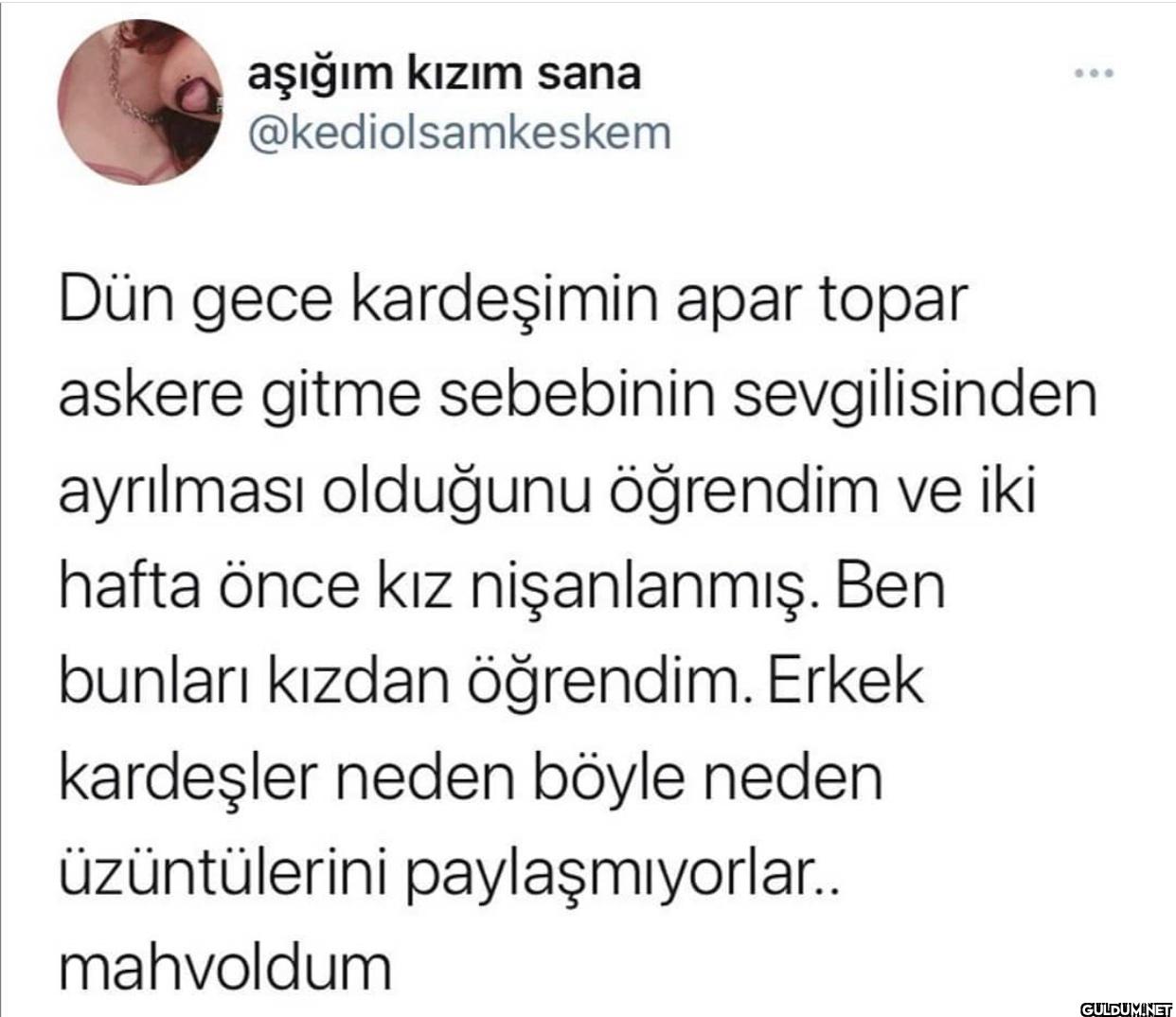600 Dün gece kardeşimin...