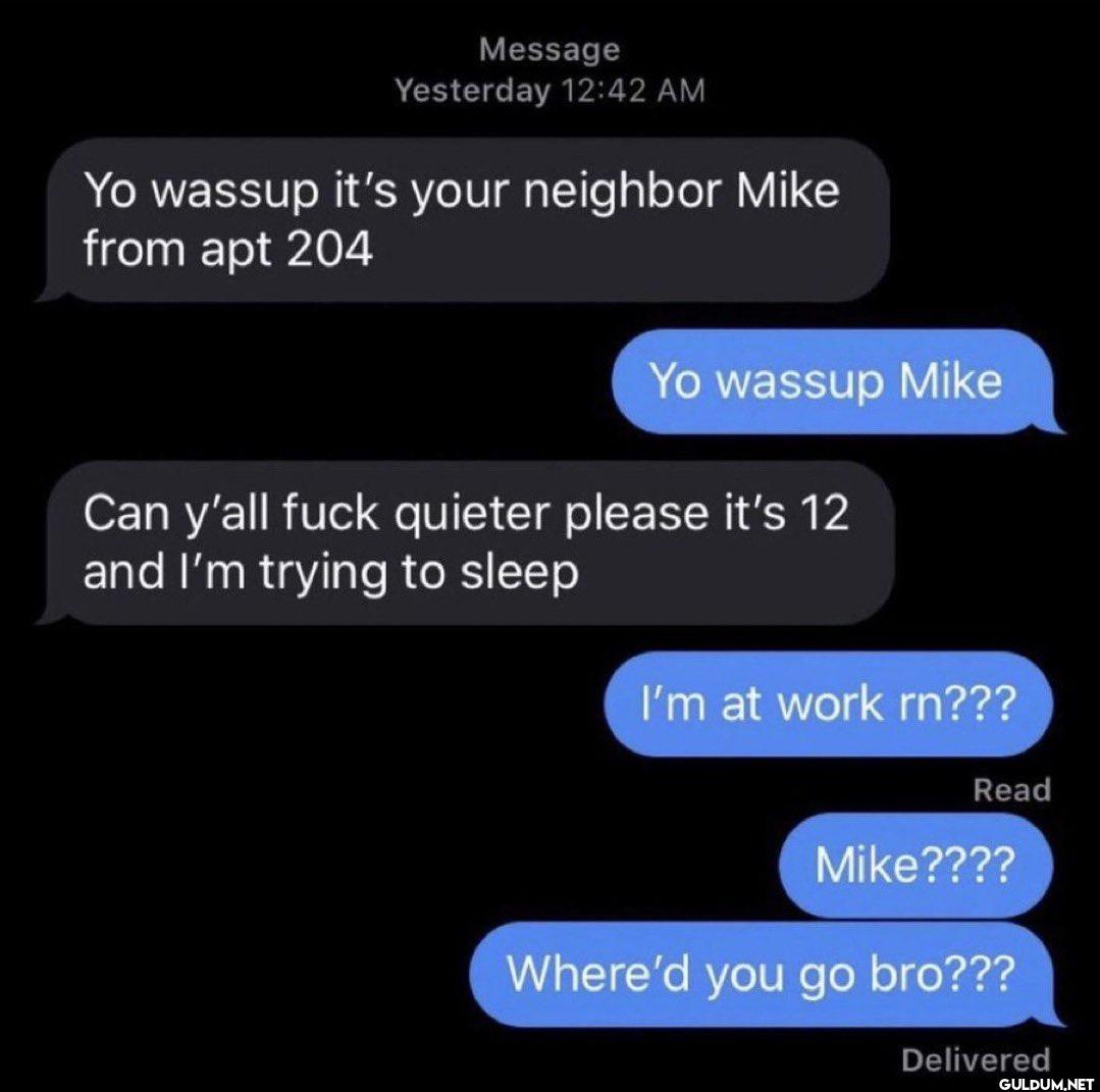 Message Yesterday 12:42 AM...