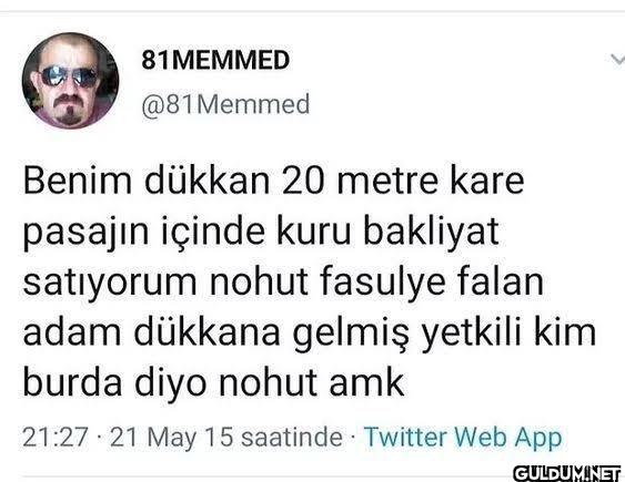 Benim dükkan 20 metre kare...