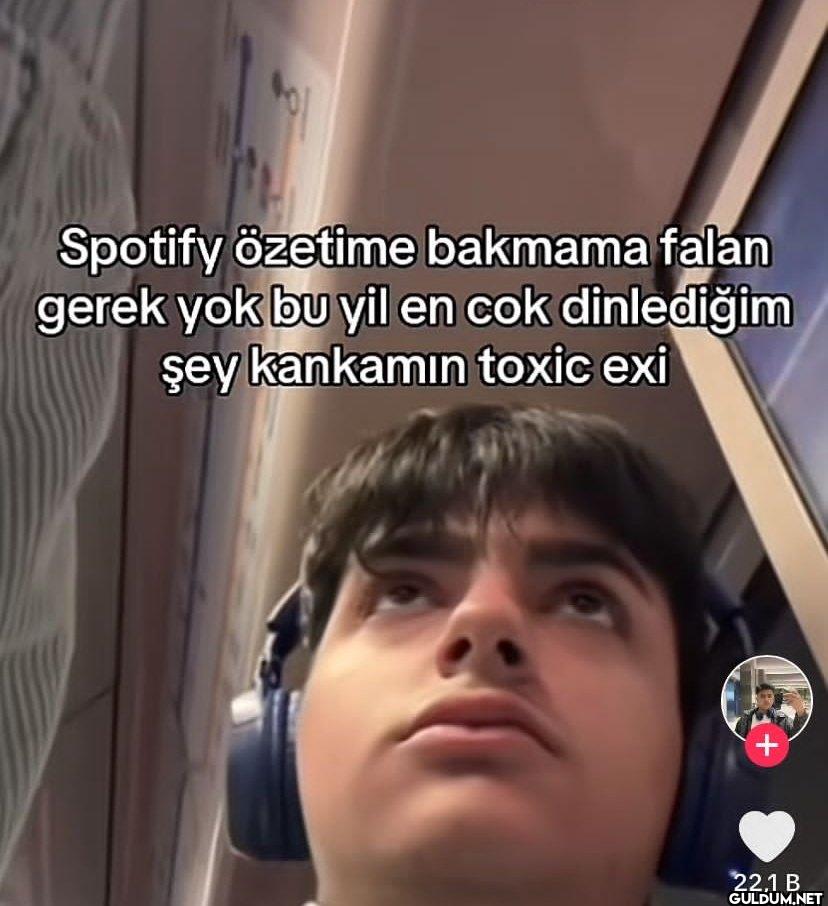 Spotify özetime bakmama...