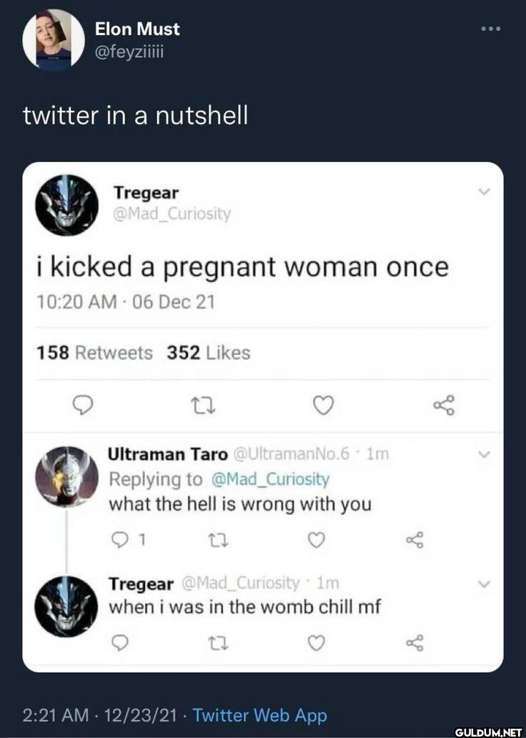 ... twitter in a nutshell...